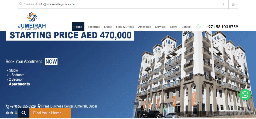 30 Best Place To Live In Dubai 15 umeirah Village Circle (JVC)