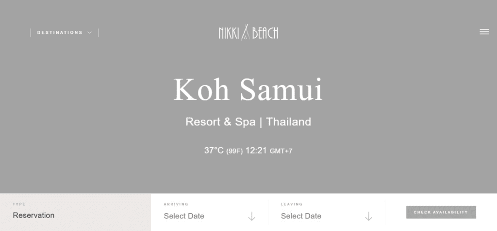 Nikki Beach Resort Koh Samui