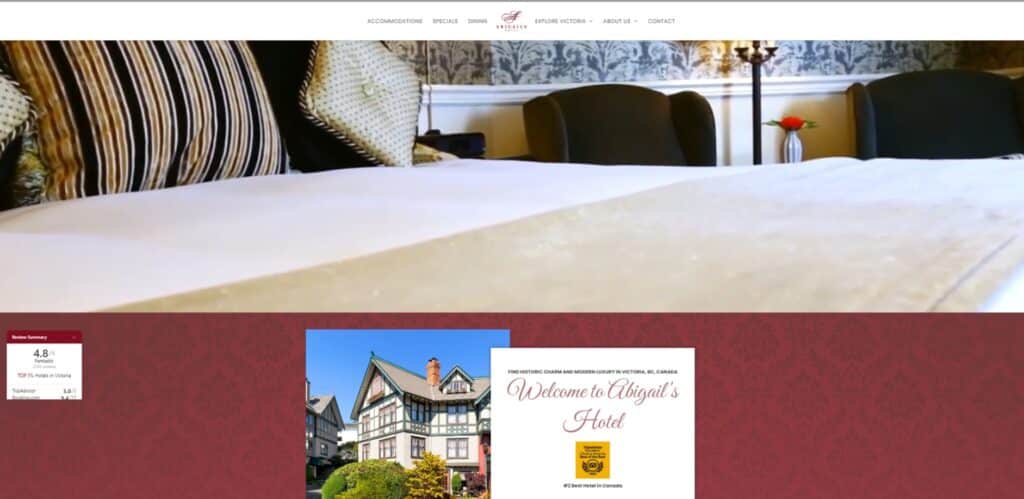 10 Best Places To Stay In Victoria 3 2. Abigail's Hotel