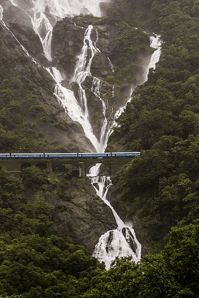 30 Best Haunted Places in Goa: Ghost Calling 30 Dudhsagar Waterfall