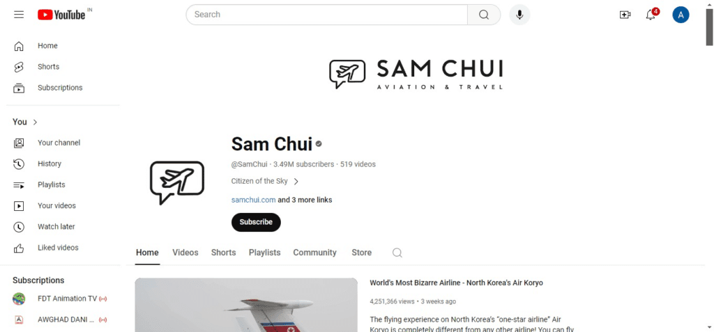 30 Best Travel Youtube Channels 15 Sam Chui