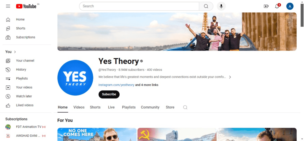 30 Best Travel Youtube Channels 5 Yes Theory