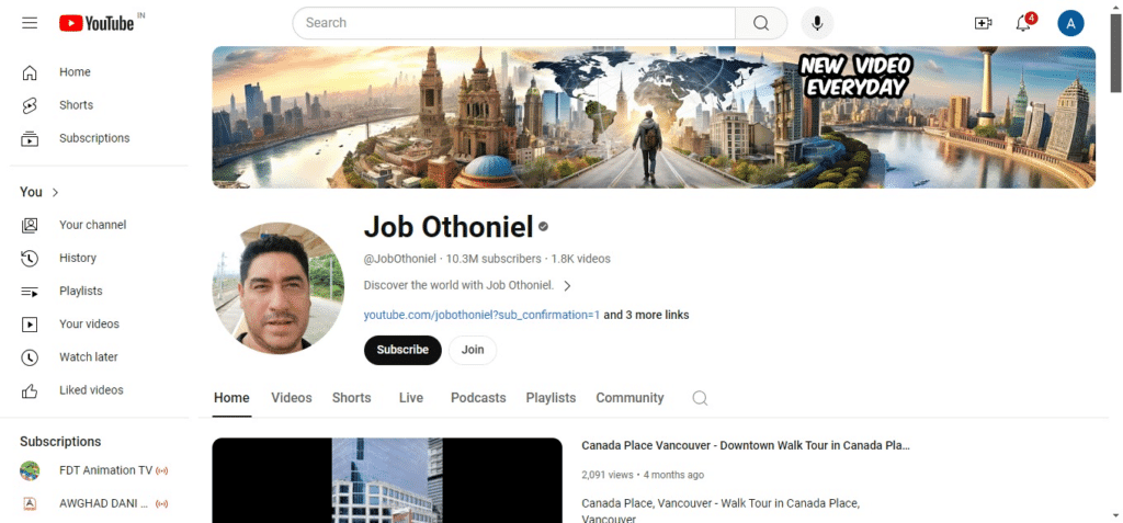 30 Best Travel Youtube Channels 3 Job Othoniel