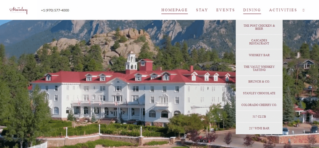 30 World Best Haunted Place: Ghost Area 9 The Stanley Hotel in Estes Park, Colorado