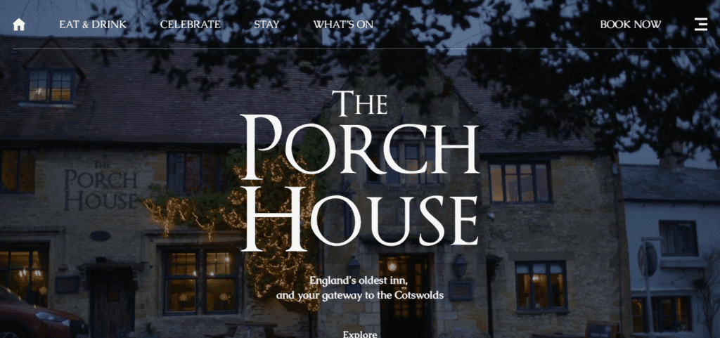 30 Best Places To Eat In The Cotswolds 4 The Porch House, Stow-on-the-Wold