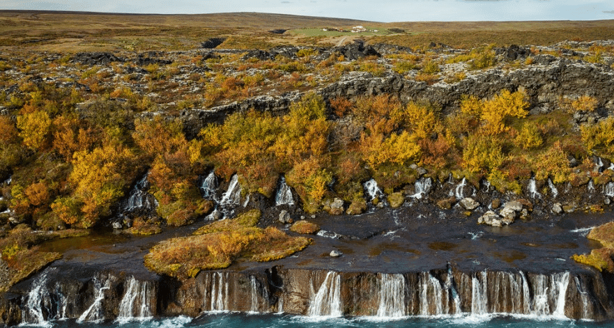 Hraunfossar Waterfalls