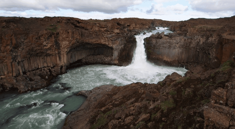 Aldeyjarfoss Waterfall