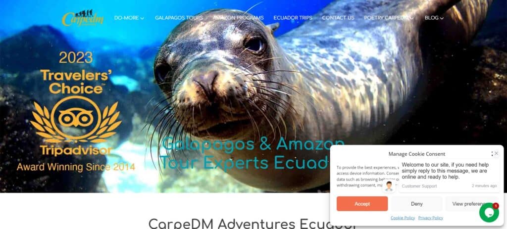 20 Best Tourist Agency In Ecuador 15 18. CarpeDM Adventures