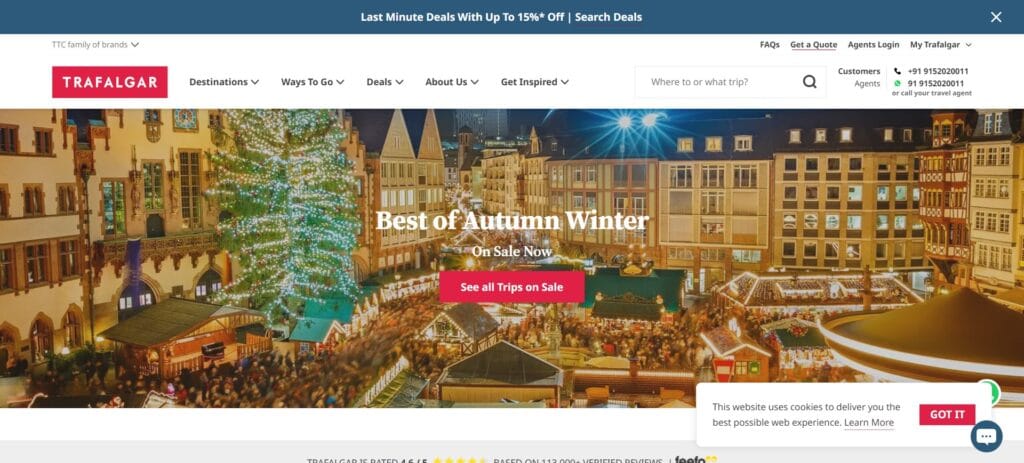 30 Best Tourist Agencies In Europe 2 1. Trafalgar