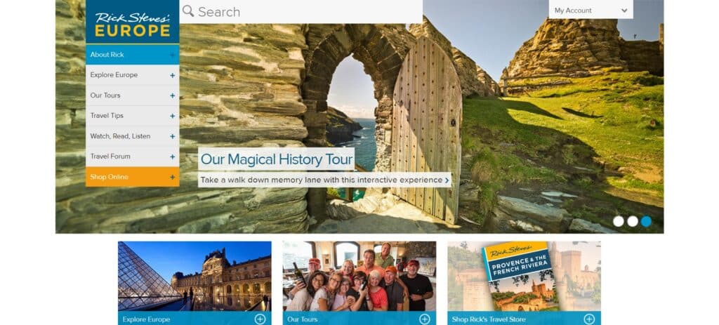 30 Best Tourist Agencies In Europe 8 7. Rick Steves' Europe