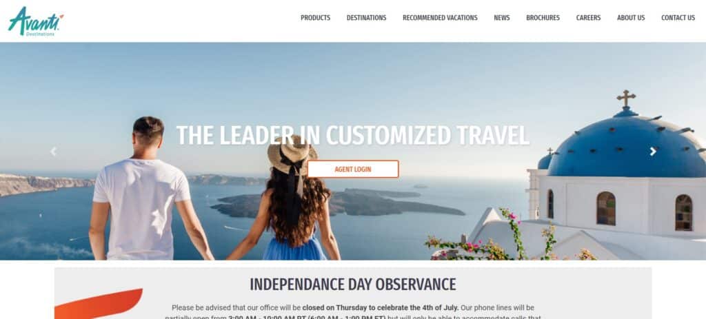 30 Best Tourist Agencies In Europe 17 16. Avanti Destinations