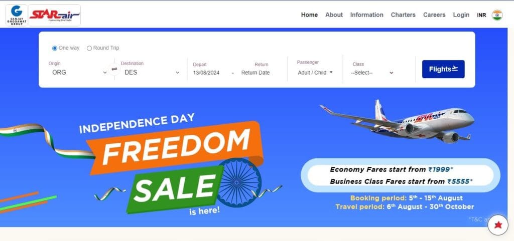 14 Best Airlines In India 12 Star Air