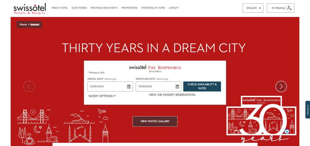 Swissotel The Bosphorus Istanbul