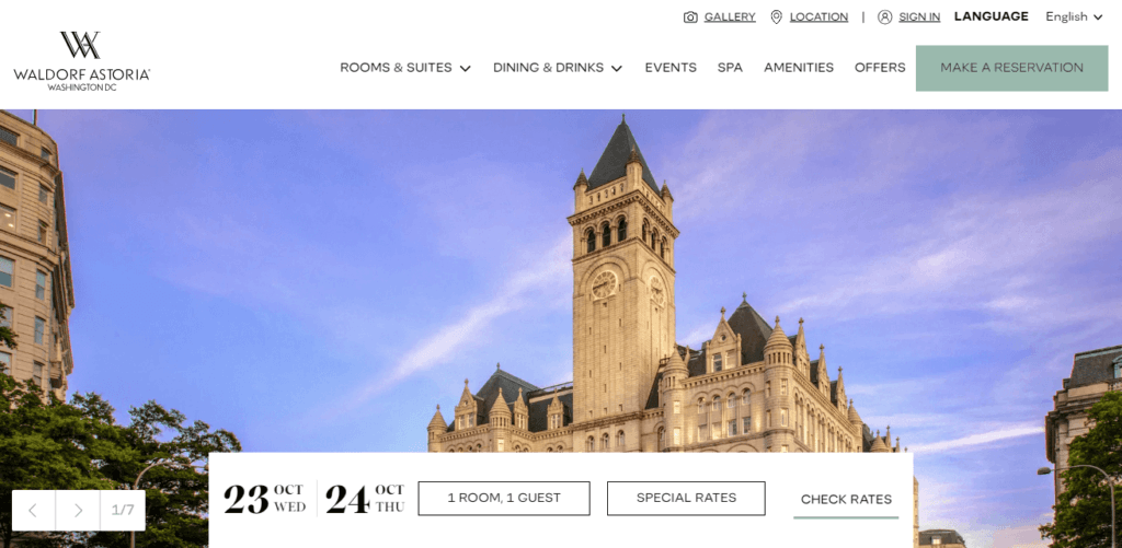 20 Best Places To Stay In Washington DC For Tourists 3 Waldorf Astoria Washington D.C Best Places To Stay In Washington DC For Tourists