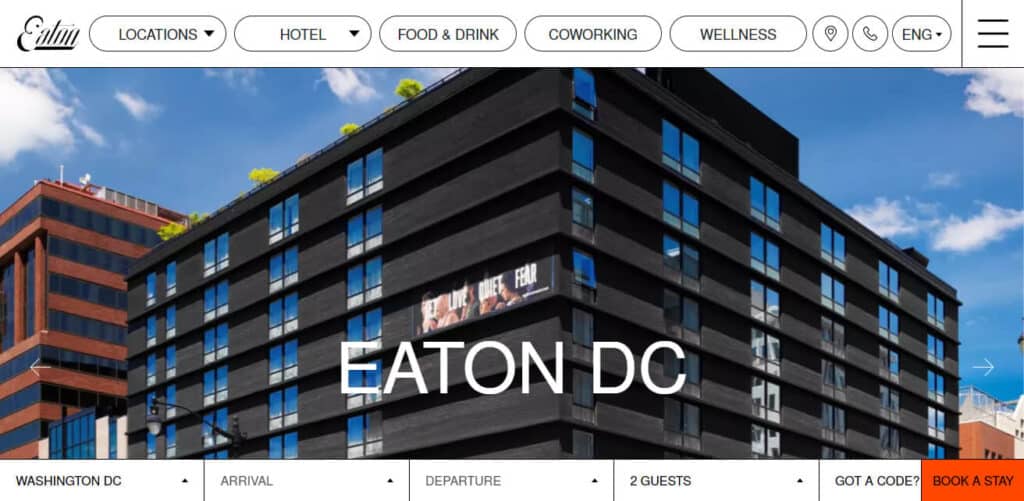 20 Best Places To Stay In Washington DC For Tourists 11 Eaton DC Best Places To Stay In Washington DC For Tourists