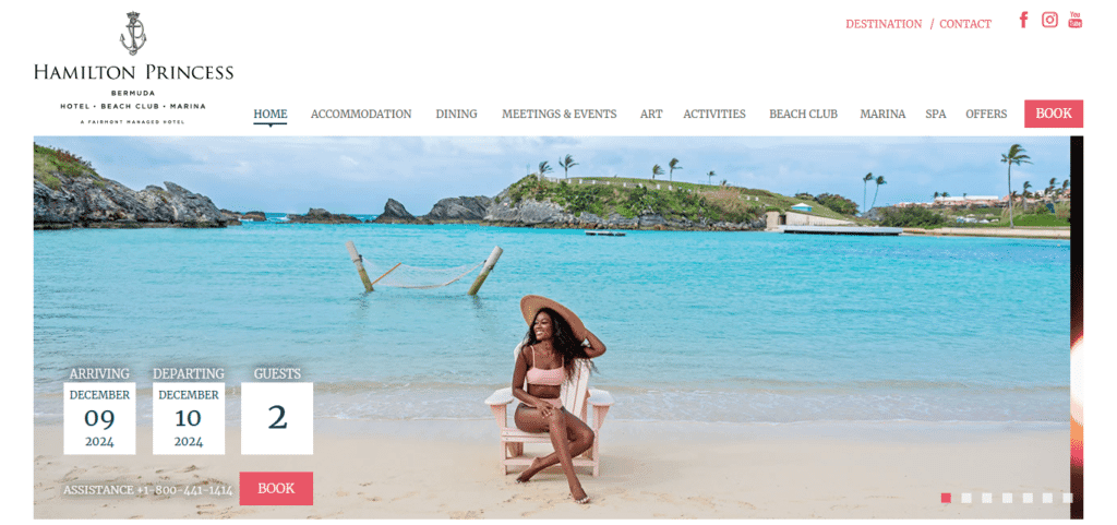 Hamilton Princess Hotel & Beach Club Best Hotel In Bermuda