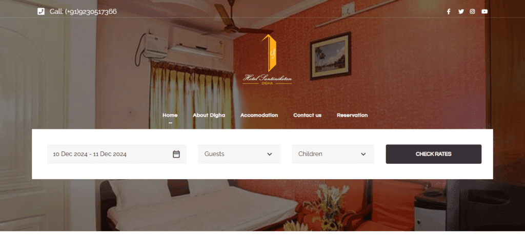 Hotel Santiniketan Best Hotel In Digha
