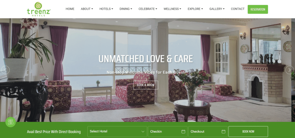 20 Best Hotel In Gangtok 5 Treenz Hotel