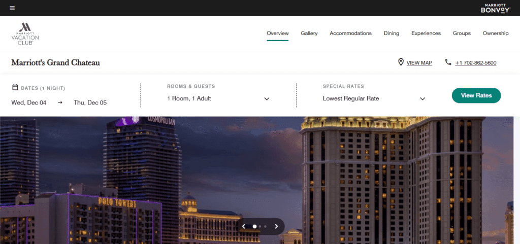 20 Best Hotel In las Vegas Strip 5 Marriott's Grand Chateau Best Hotel In las Vegas Strip