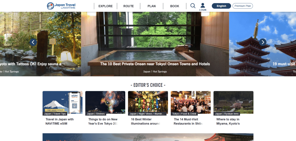 Navitime Travel Best Hotel Booking Website In Japan