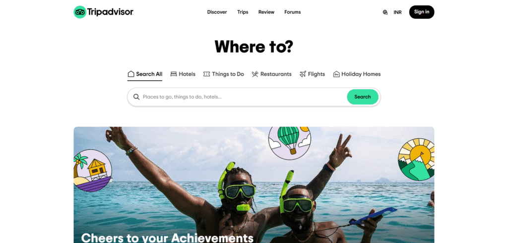 TripAdvisor Best Hotel Booking Website In India