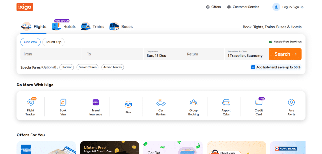 Ixigo Best Hotel Booking Website In India