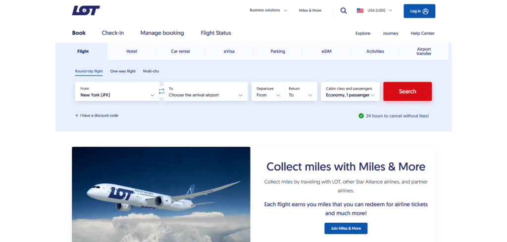 19 Best Flight Booking Website In Poland 4 LOT Polish Airlines Best Flight Booking Website In Poland
