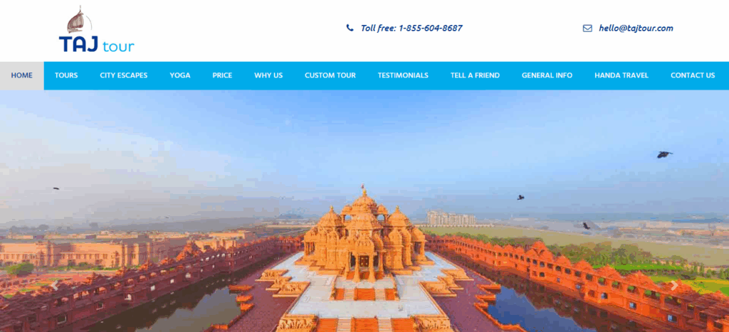 Taj tour trips