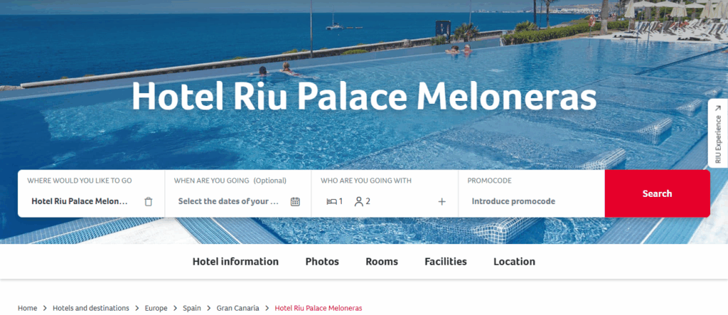 Hotel Riu Gran Canaria, Meloneras