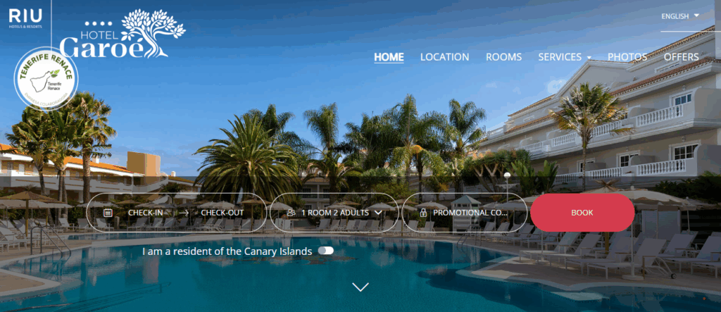 Hotel Riu Garoe, Tenerife