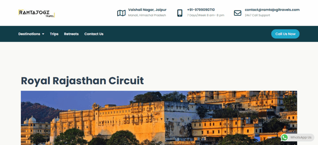 10 Best Cultural Heritage Trip Itineraries in Rajasthan 3 Royal Rajasthan Circuit