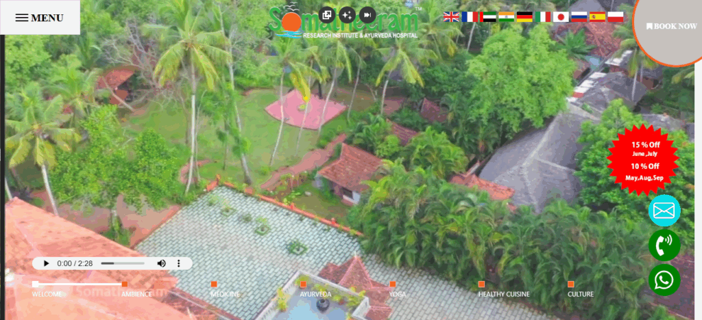 10 Best Ayurveda Wellness Destinations In India 3 Somatheeram Ayurveda Village