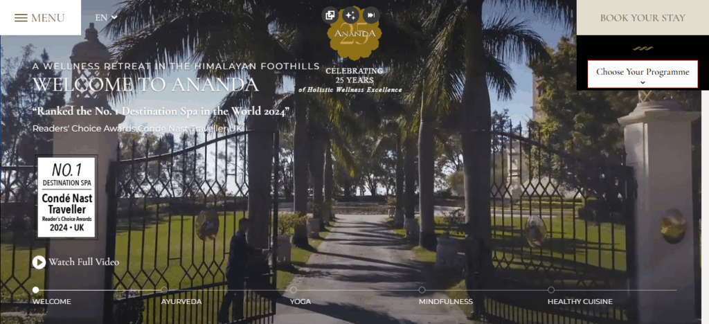 10 Best Ayurveda Wellness Destinations In India 4 Ananda in the Himalayas