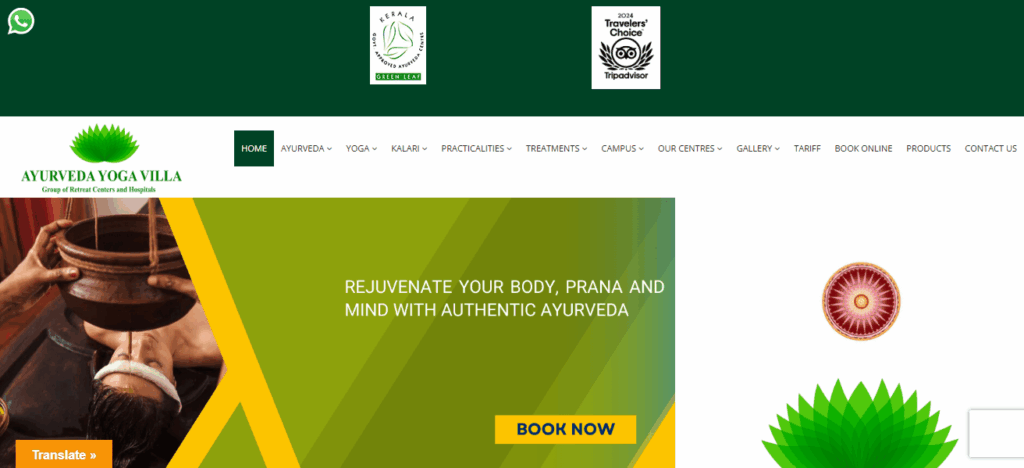 10 Best Ayurveda Wellness Destinations In India 6 Ayurveda Yoga Villa, Wayanad