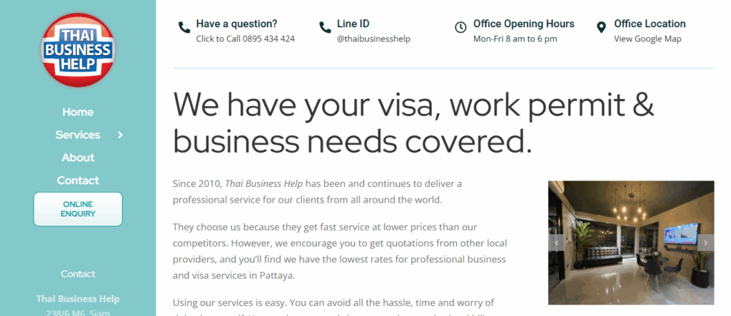 9 Best Visa Agencies in Pattaya – Fast & Reliable Services 6 Thai Business Help