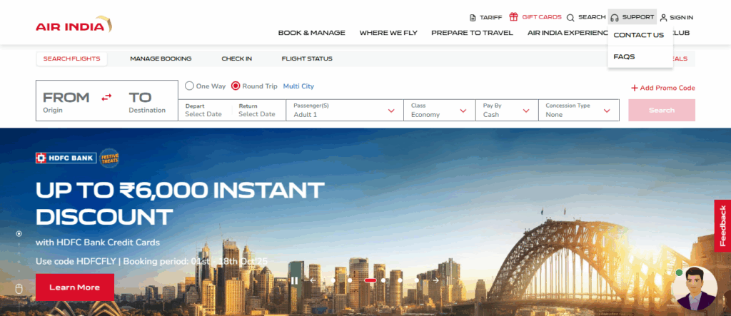 Mumbai to Lisbon Flight Price: Affordable Fares & Booking Tips 5 Air India