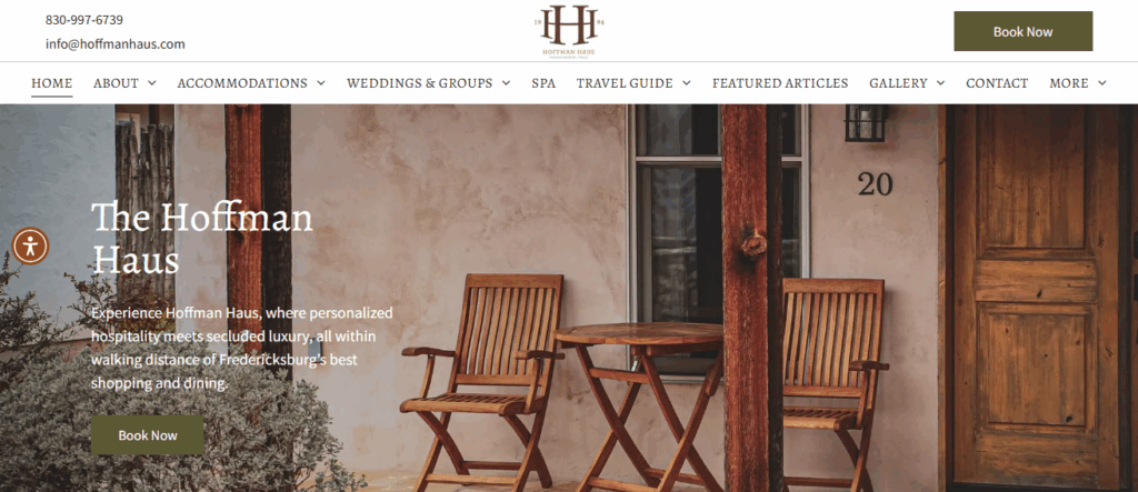 10 Top Places To Stay In Fredericksburg, Texas For All Travelers 5 Hoffman Haus