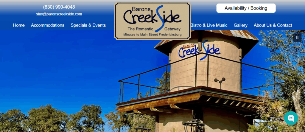 10 Top Places To Stay In Fredericksburg, Texas For All Travelers 10 Barons Creekside