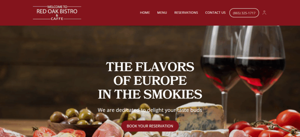 10 Best Restaurants In Gatlinburg, TN 6  Red Oak Bistro