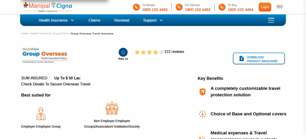 ManipalCigna Travel Insurance