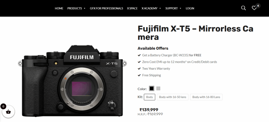10 Best Mirrorless Cameras for Travel: Compact & High-Quality Picks 2 Fujifilm X-T5