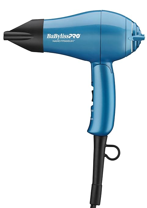 10 Best Travel Blow Dryers Dual Voltage for Smooth Hair 4 BaBylissPRO Nano Titanium Travel Dryer
