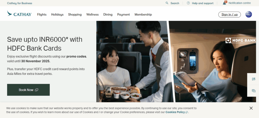 10 Best First Class Flights: Luxury, Comfort & Top Airlines 5 Cathay Pacific Airways