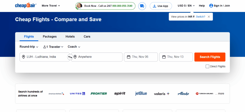 10 Best Flight Search Sites for Cheap & Convenient Travel 8 CheapOair