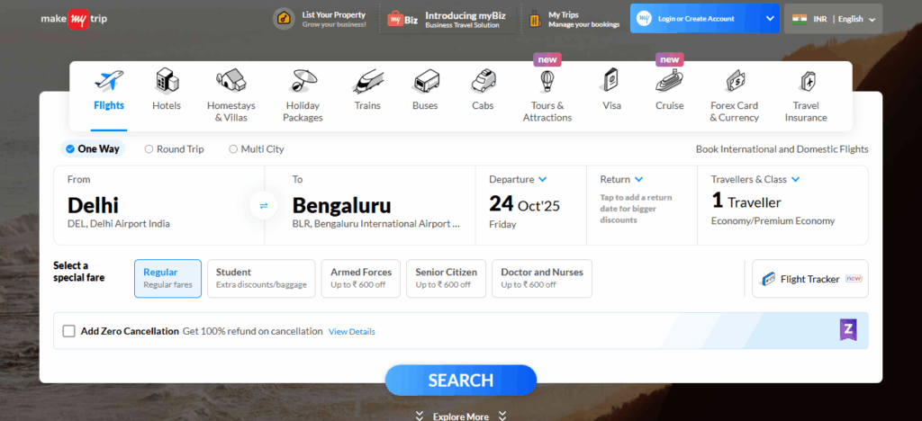 10 Best Flight Search Sites for Cheap & Convenient Travel 11 MakeMyTrip