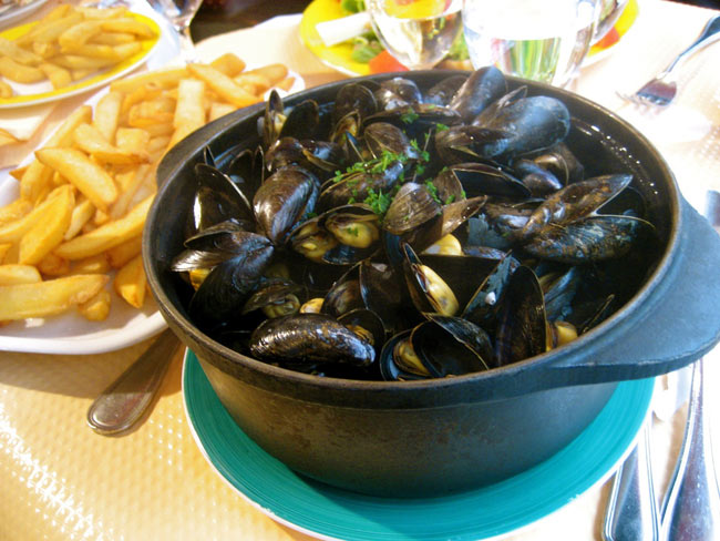 5. Moules-frites (Belgium)