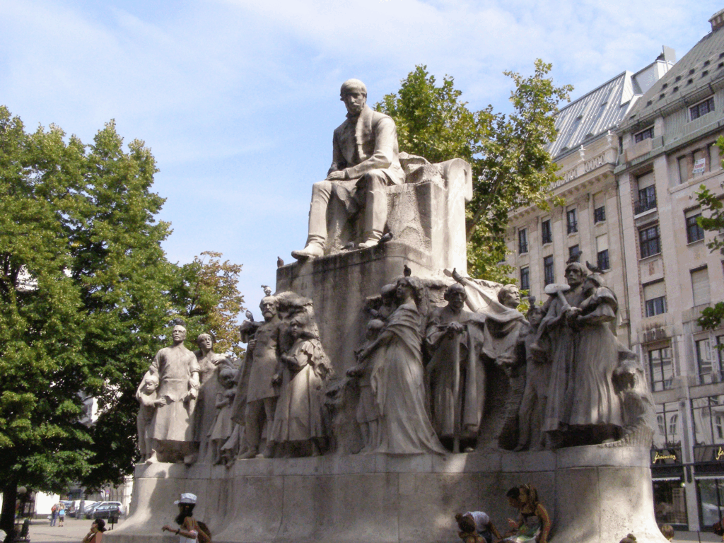 Budapest, Hungary – Vörösmarty Square
