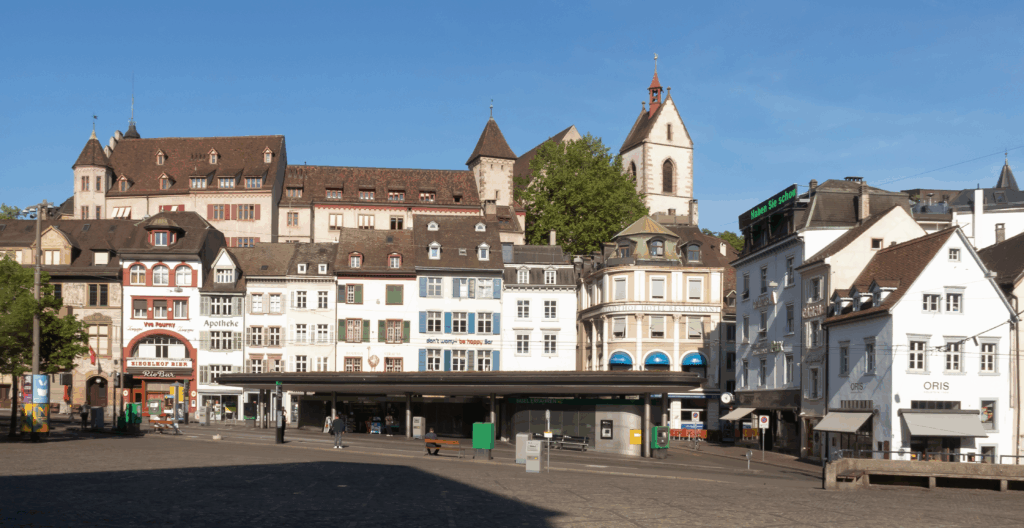 Basel, Switzerland – Barfüsserplatz & Münsterplatz