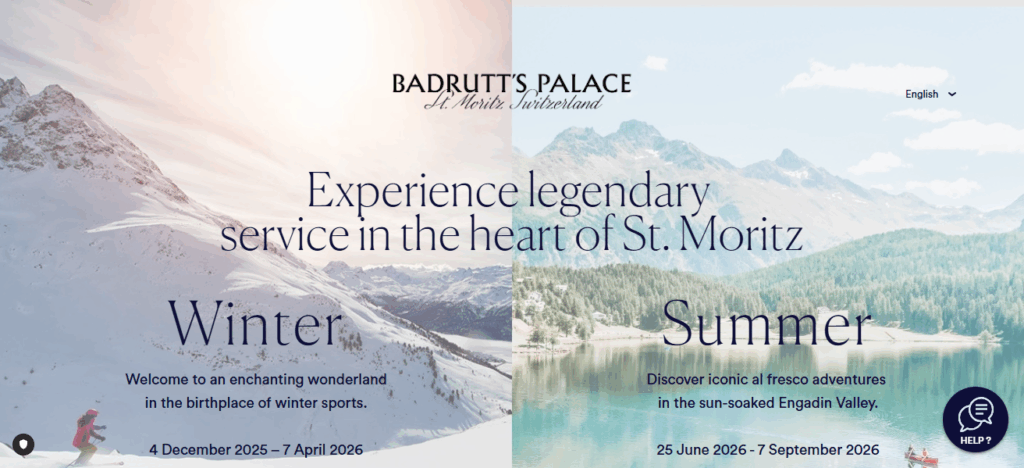 Badrutt’s Palace Hotel, Switzerland