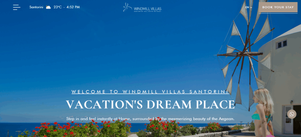 10 Best Airbnb Stays in Europe for Unique Travel Experiences 5 4. Santorini Windmill Villa